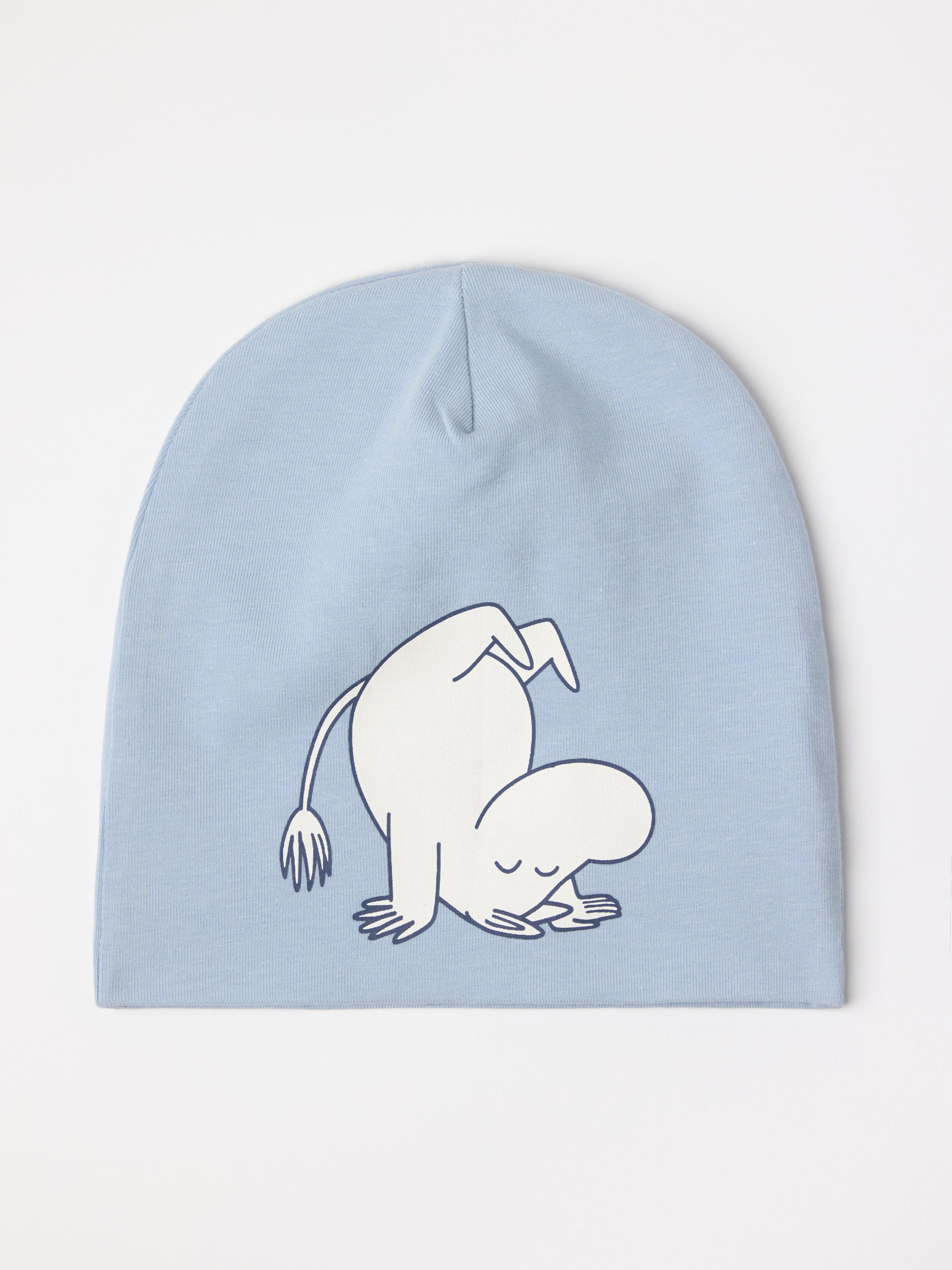 Mumin trikåmössa Lys støvete blå
