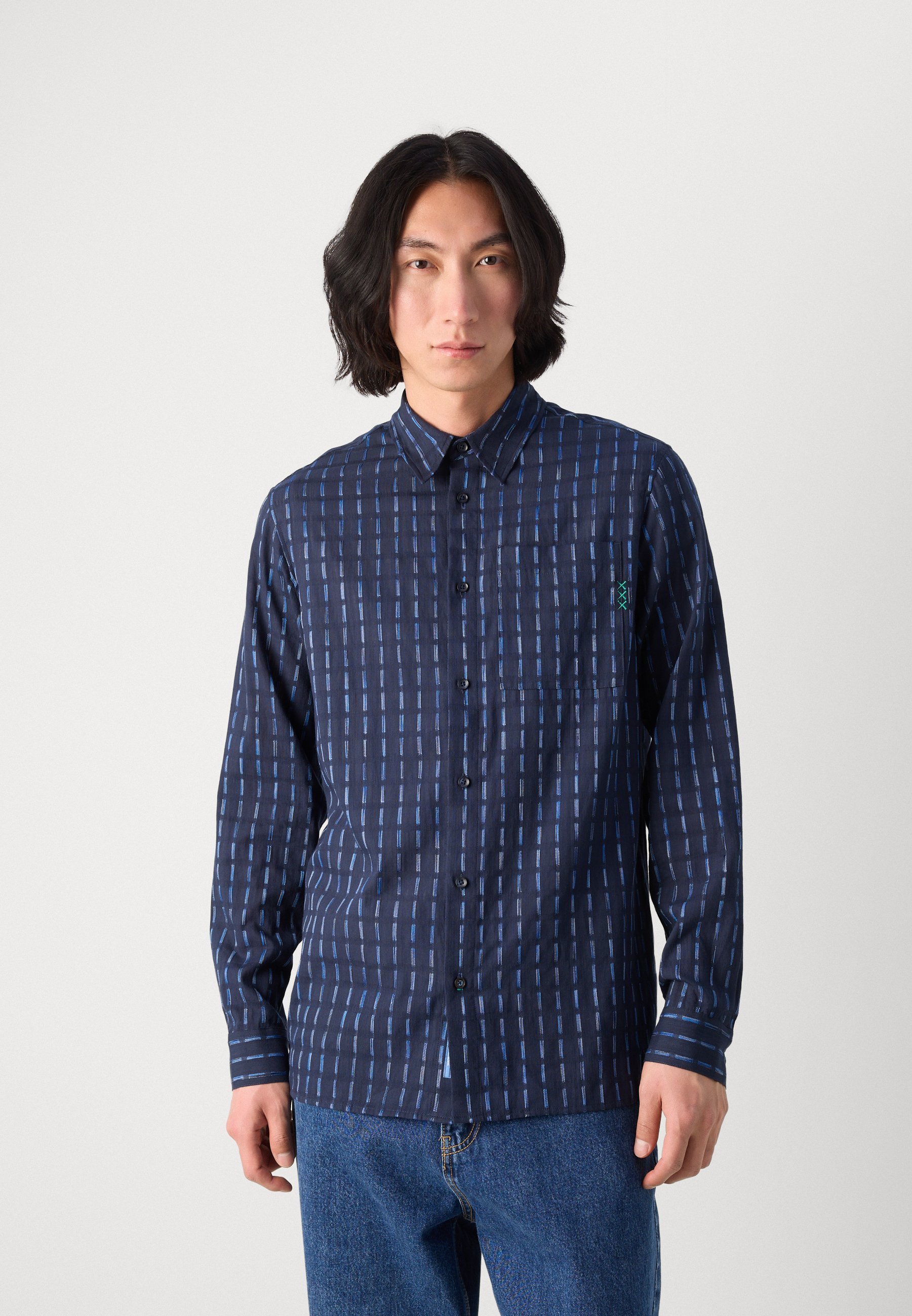 Scotch & Soda STRIPED SHIRT - Košile - navy/blue