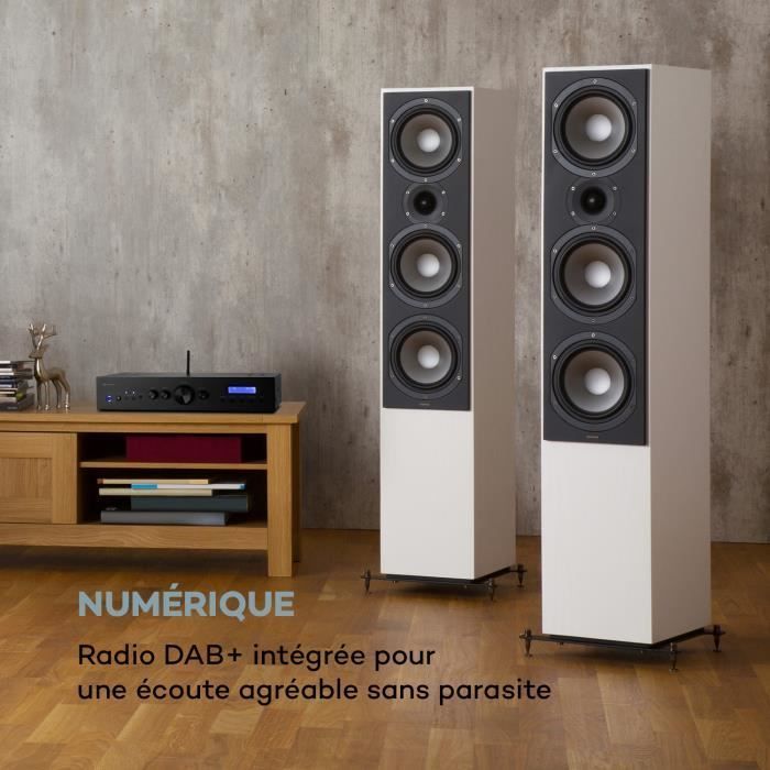 Amplificatore stereo HiFi Auna AMP-CD608 - 4x100W RMS - Bluetooth integrato - Nero