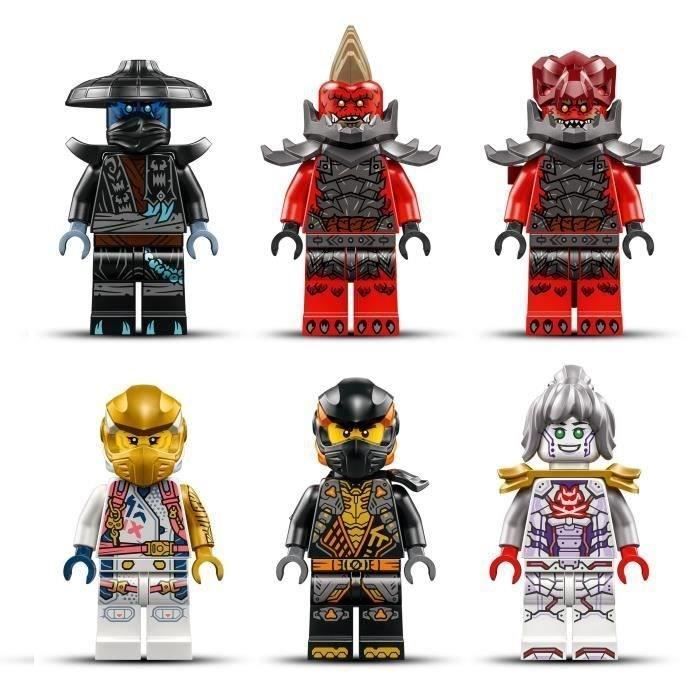 LEGO NINJAGO 71834 Mech Ultra Combo di Zane - Set di costruzioni 4 in 1 per bambini dai 9 anni in su