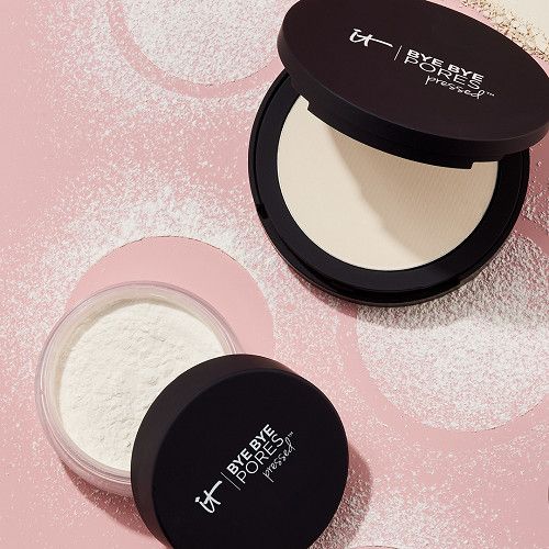 Bye Bye Pores Pressed Pore-Blurring kompaktais pūderis Greznas kompaktās un birstošās pūderes