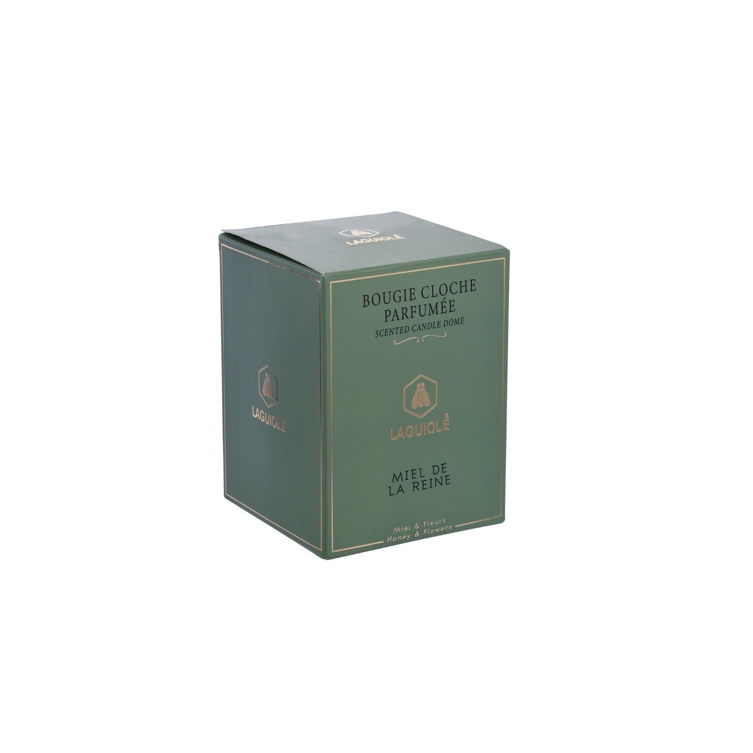 La guiole Bougie Parfumée et Sa Cloche, Fleur et Miel, 22 Heures de Parfum, 145 g