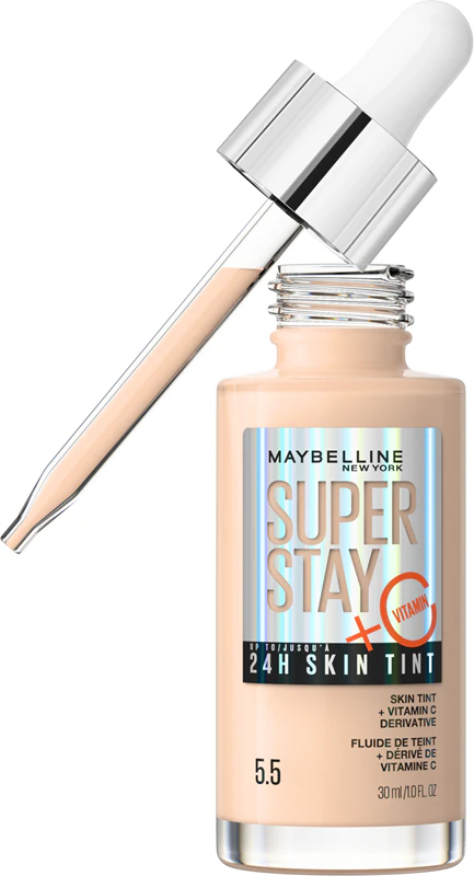 sérum com cor e vitamina C SuperStay da Maybelline New York para uniformizar o tom da pele.