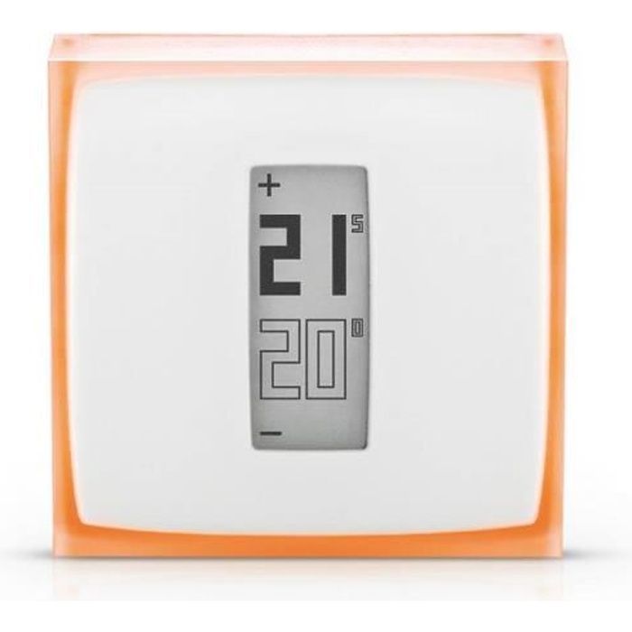 Termostato - Netatmo - Termostato inteligente - Control por smartphone - Programable - IA integrada