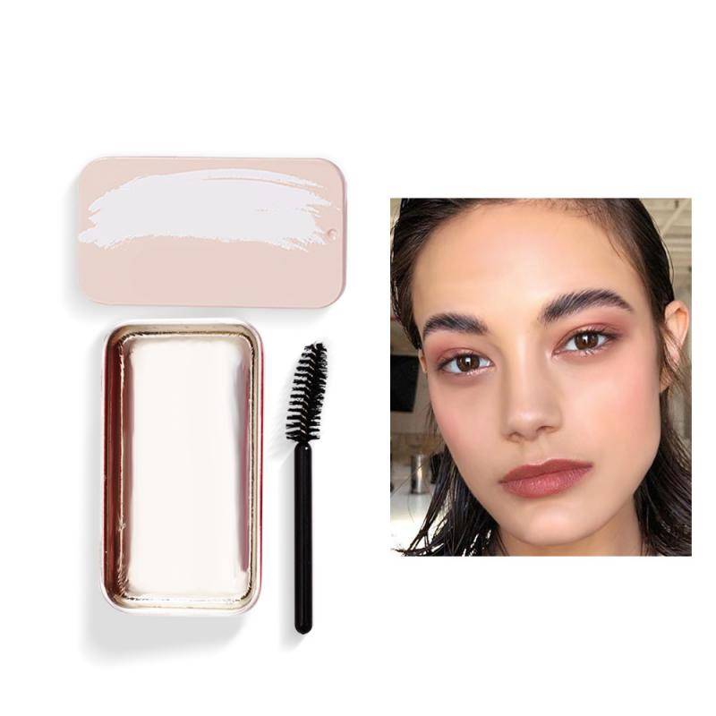 Gel à sourcils 1 pièce, cire pour sourcils waterproof longue tenue, effet 3D, sourcils fournis, savon coiffant pour le maquillage des sourcils, cosmétiques pour femmes TSLM1