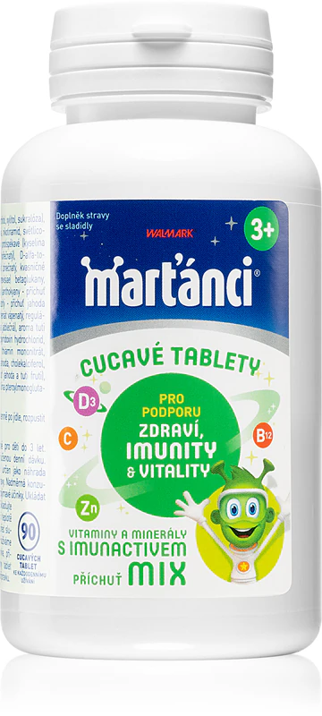 MARŤÁNCI s Imunactive doplnok stravy pastilky na podporu imunitného systému