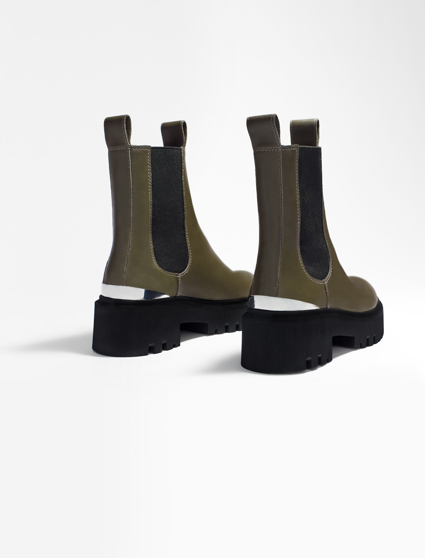 Platform Chelsea -saappaat - Khaki
