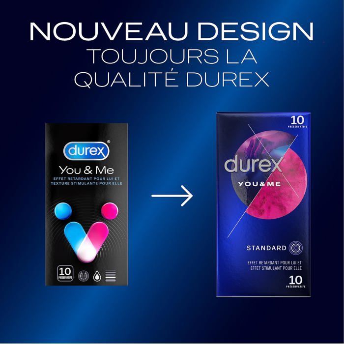 Lot de 2 Boîtes de Préservatifs - You ET Me x10 - Orgasm Intense x10