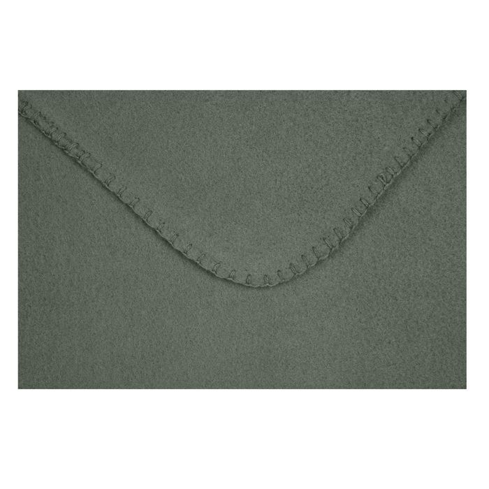 Carlton Plain Fleece Throw 125 x 150 cm sage