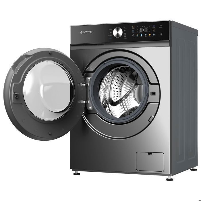 GEDTECH Lave-linge frontal GLLPS81400DG - 8 Kg - 1200 trmn - 16 programmes - Eco - Intensif -  Rapide  Faible conso - LED couleur