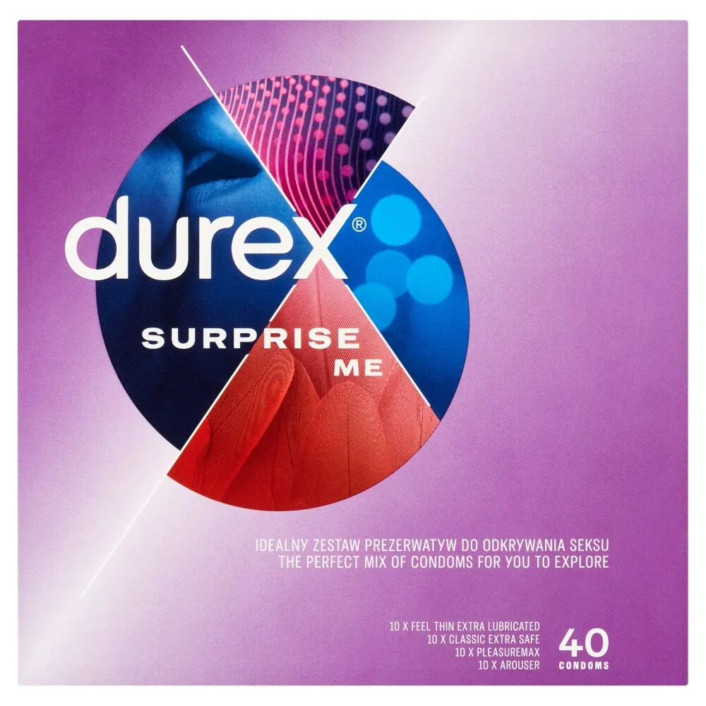 Prezerwatywy Durex Surprise 40 szt.