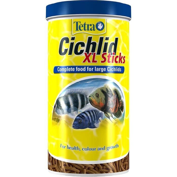 Tetra Fischfutter - Key Cichlids XL - 1 Liter - Granulat - Für große Buntbarsche