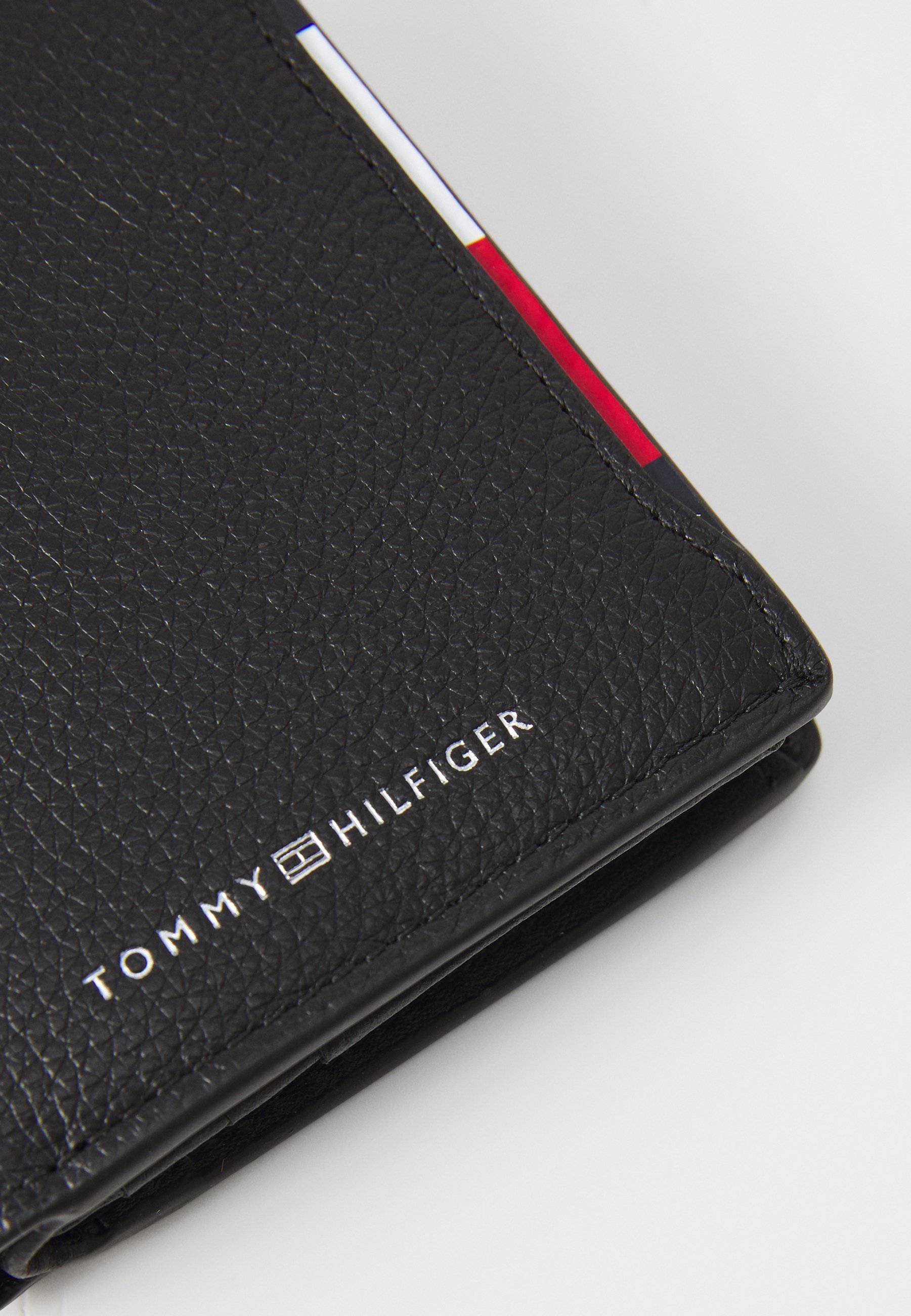 Tommy Hilfiger CENTRAL TRIFOLD - Portemonnee - zwart