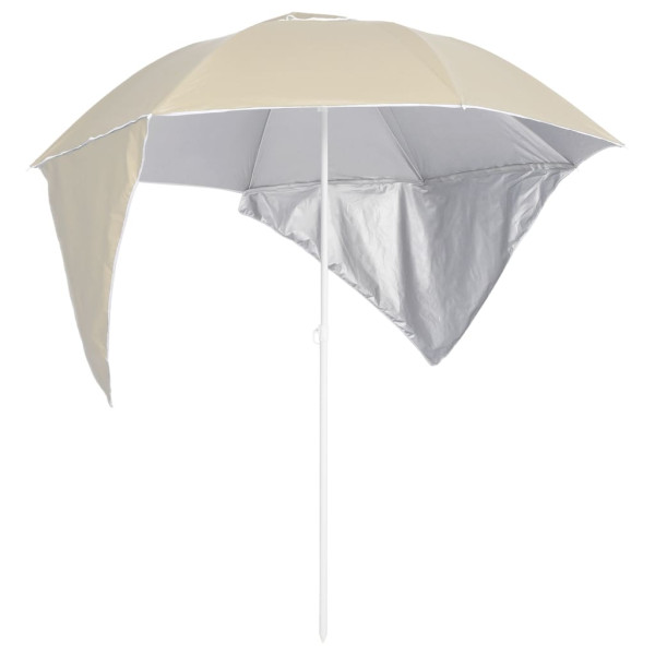 Parasol plażowy Żółty  vidaXL