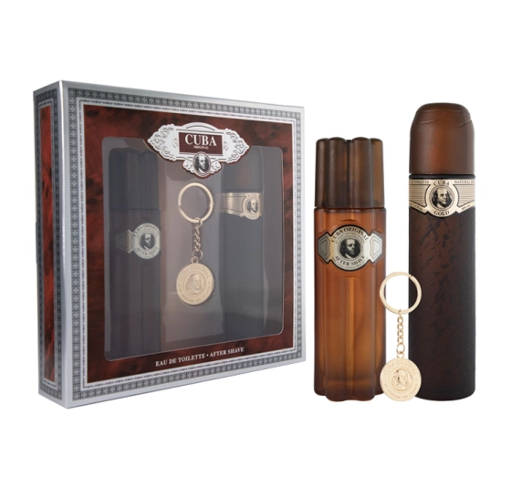 Cuba Gold woda toaletowa spray 100 ml   woda po goleniu 100 ml   breloczek