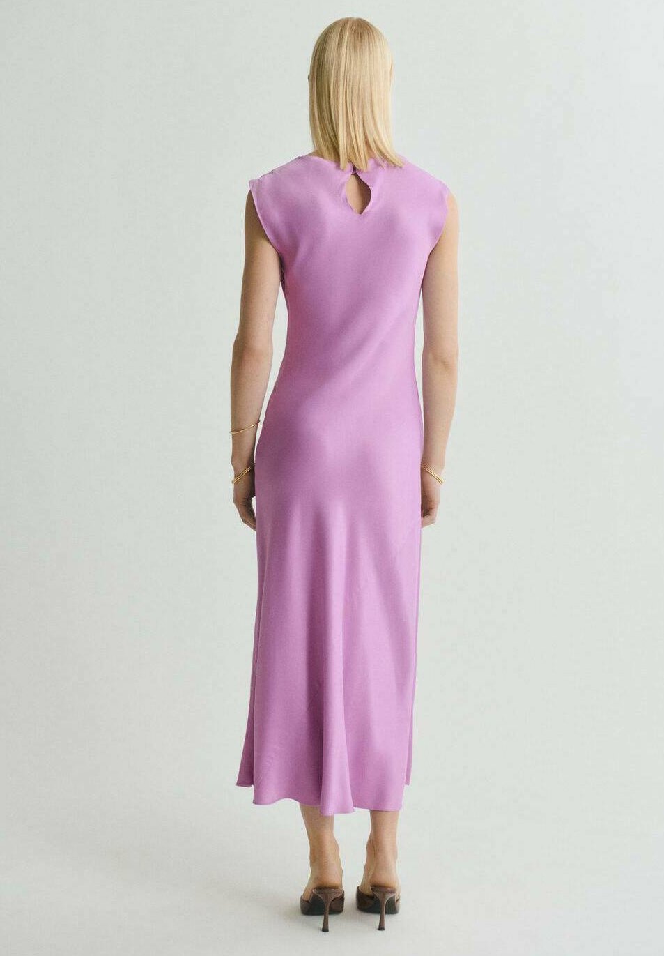 Mango MIDI - Cocktailjurk / Feestjurk - paars