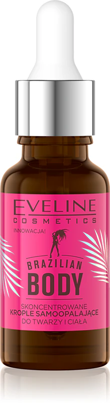 Eveline Cosmetics Brazilian Body zelfbruinende druppels voor gezicht en lichaam