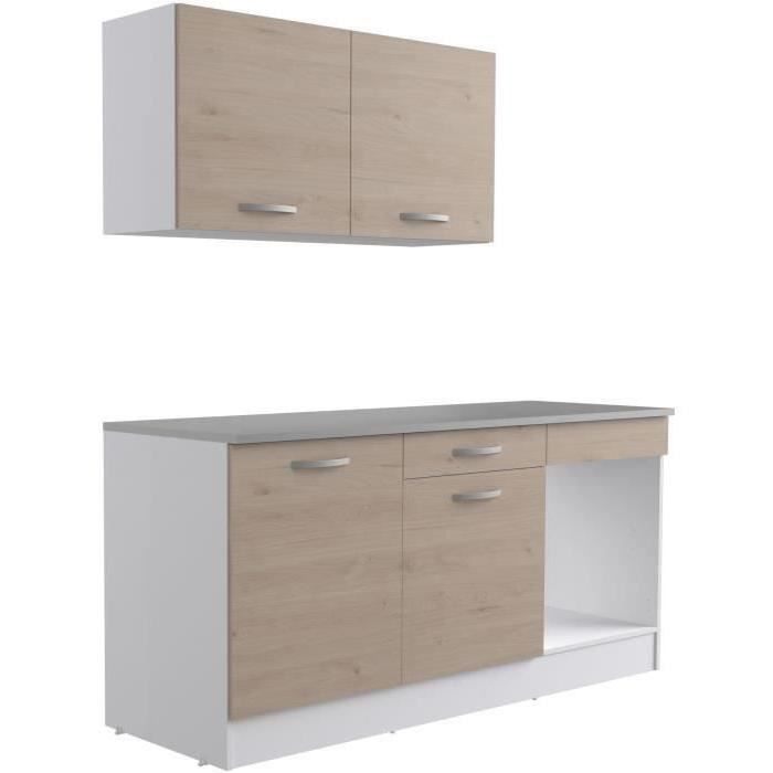 OSLO Complete Kitchen - 180cm Wide - Oak - Worktop Included
