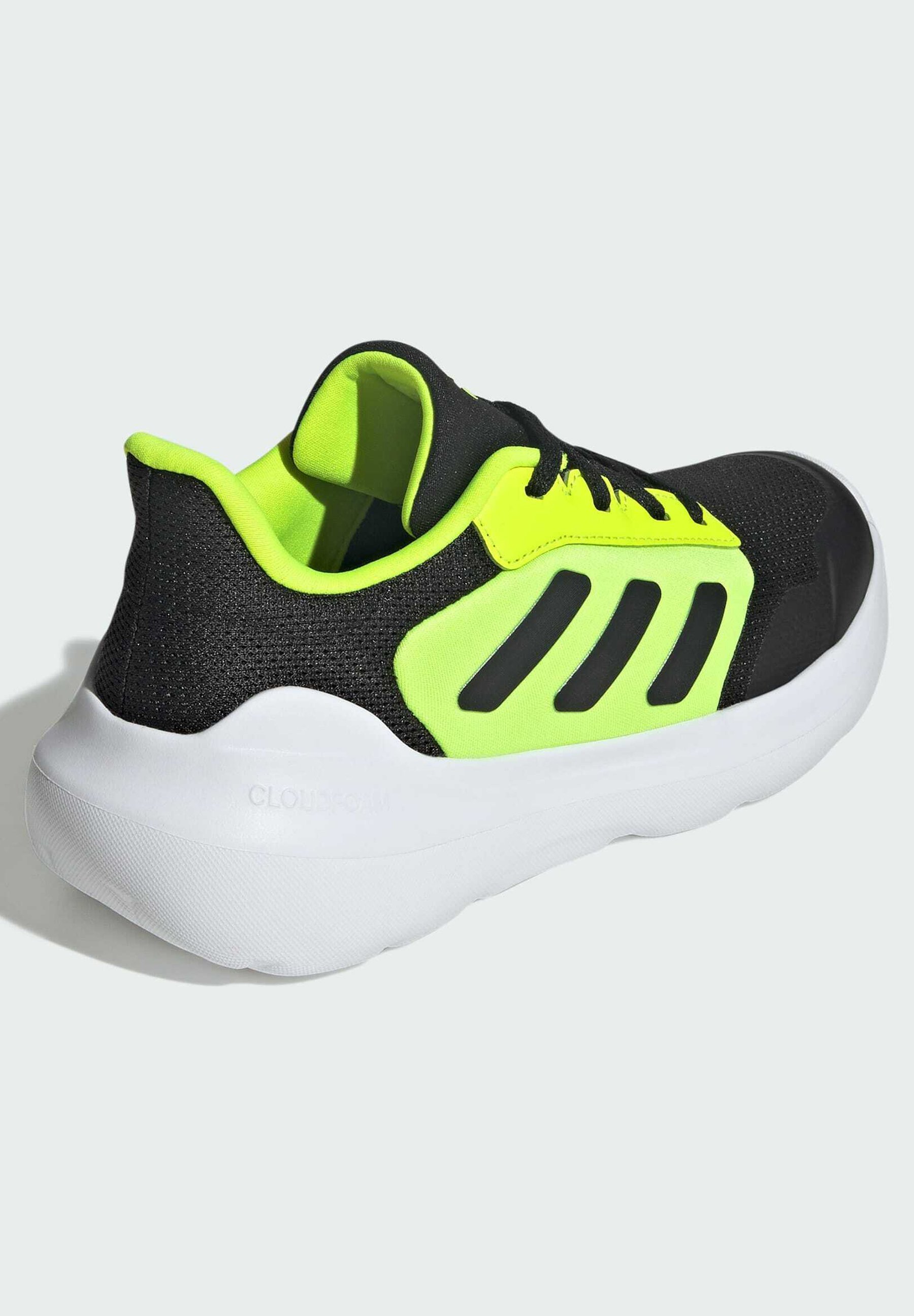 adidas Performance TENSAUR - Chaussures de running sur route - Noir intense Citron clair