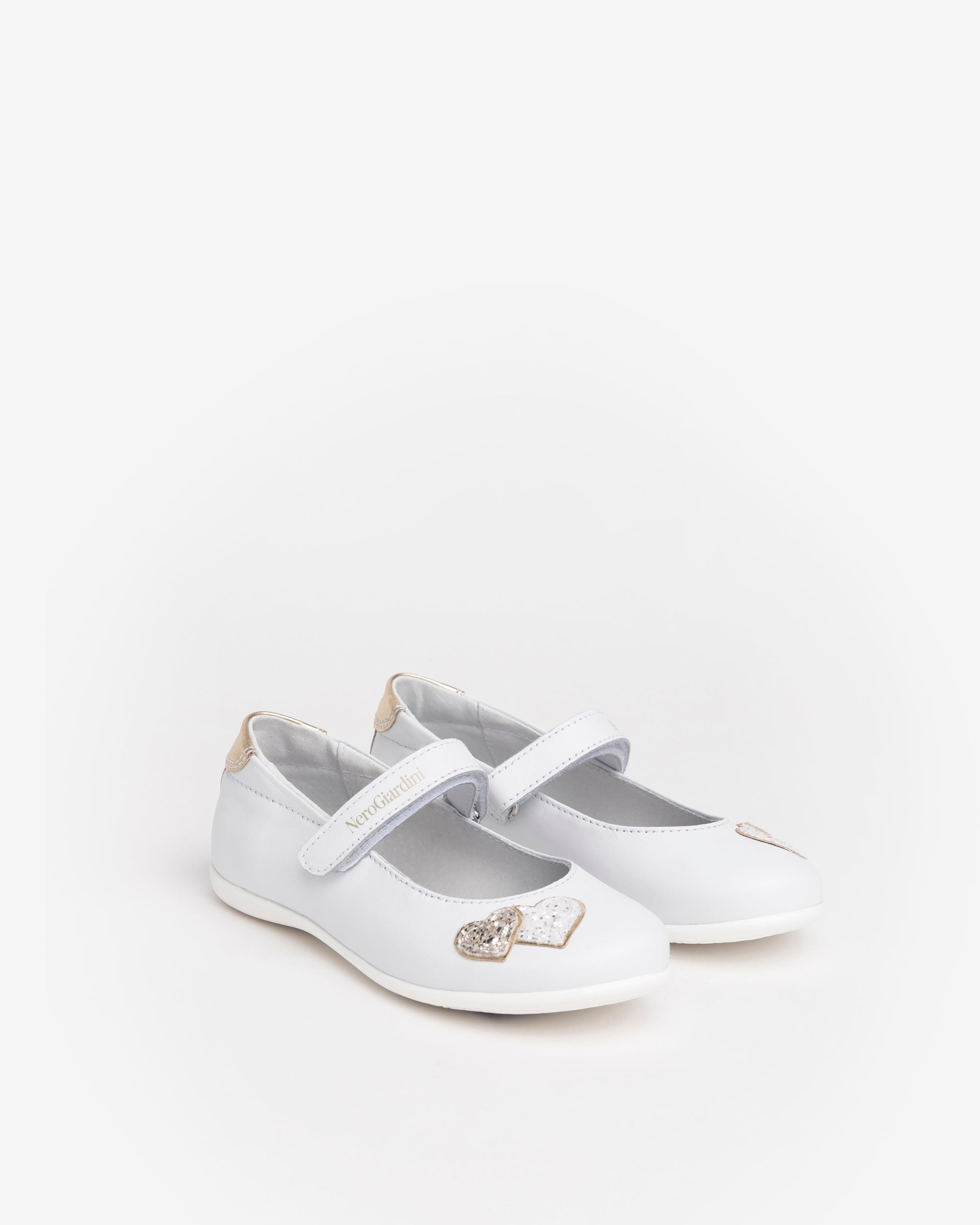 Ballerines pour enfants en cuir et matières techniques pour filles