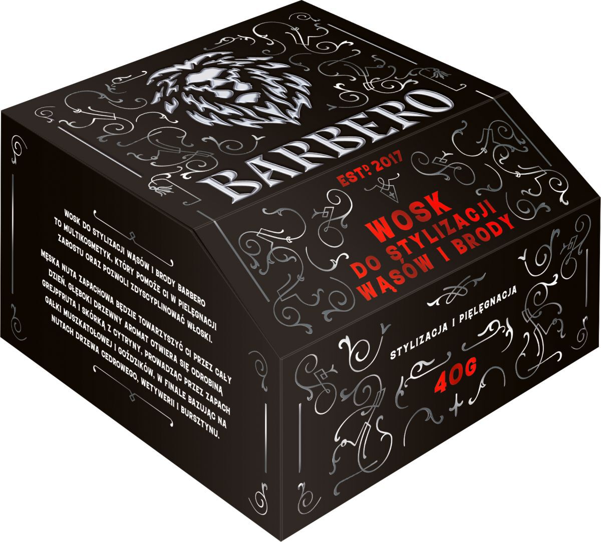 Barbero mustasch- och skäggstylingvax 40ml