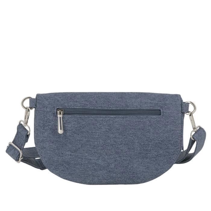 Sac Banane À Bandoulière En Denim Pour Femme - Flora Co Paris - Bleu - Matière Synthétique