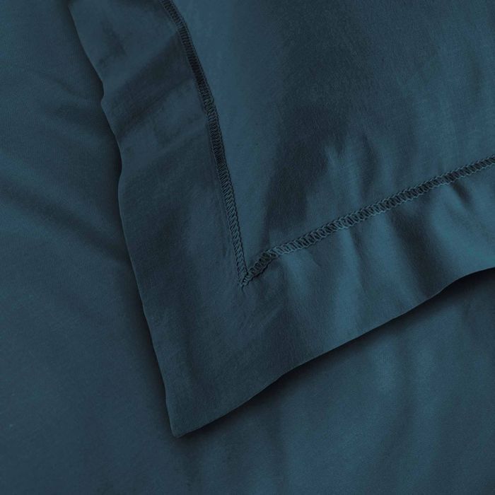 Federa quadrata 63x63 cm - 100% cotone - Blu