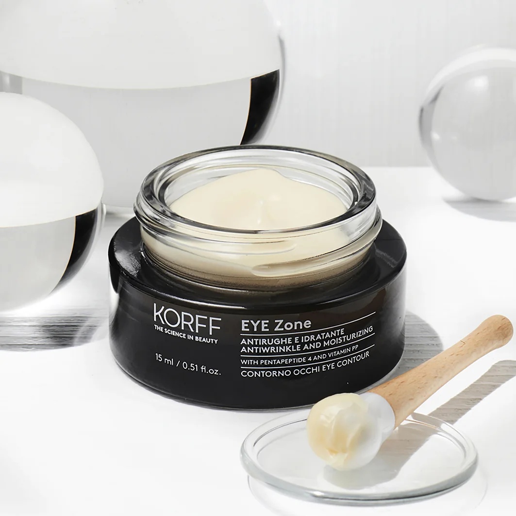 KORFF Eyezone Anti-Falten-Augencreme 15 ml – Feuchtigkeitsspendend und regenerierend