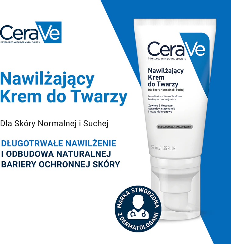 CeraVe Moisturizers hydraterende behandeling voor de normale tot droge huid
