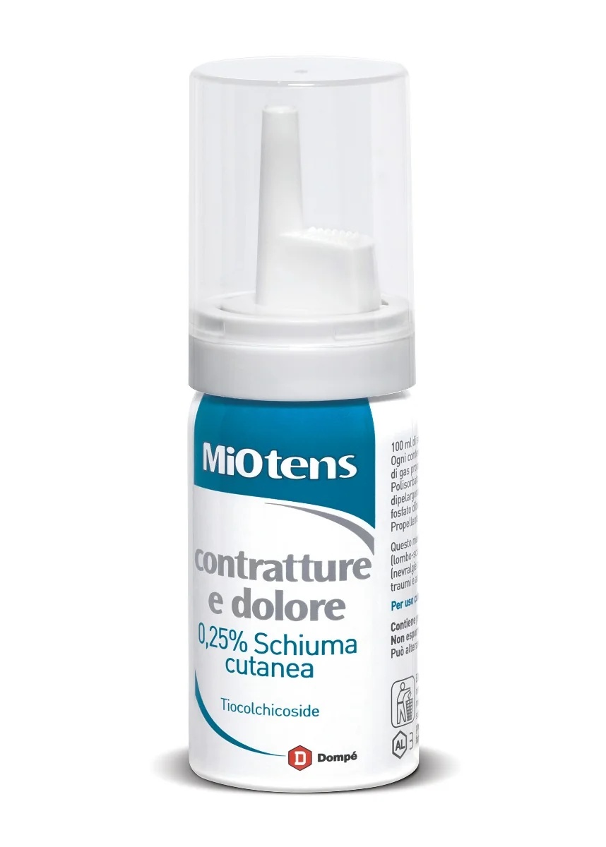 DOMPÉ Miotens Contraturas e dor 0,25% espuma de pele 30 ml Alívio da dor