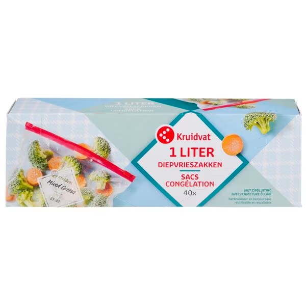 Kruidvat vrećice za zamrzavanje<br>40 x 1L