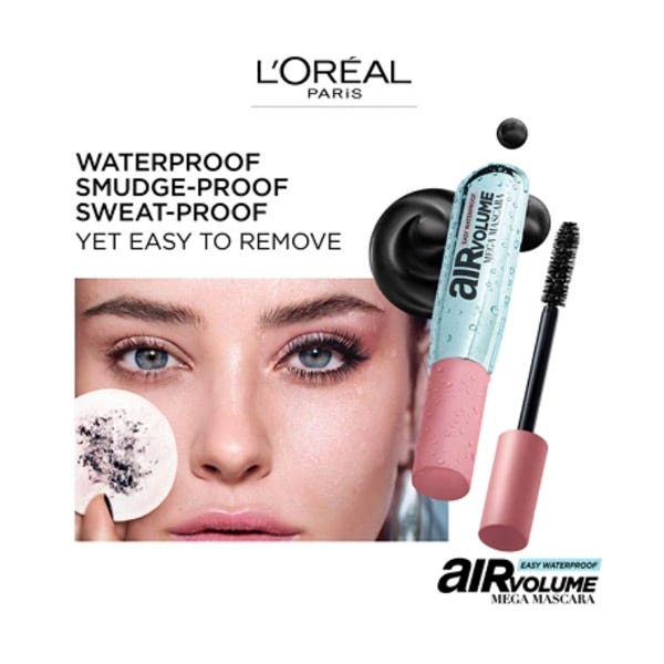 Voděodolná řasenka Air Volume Mega | 1UD