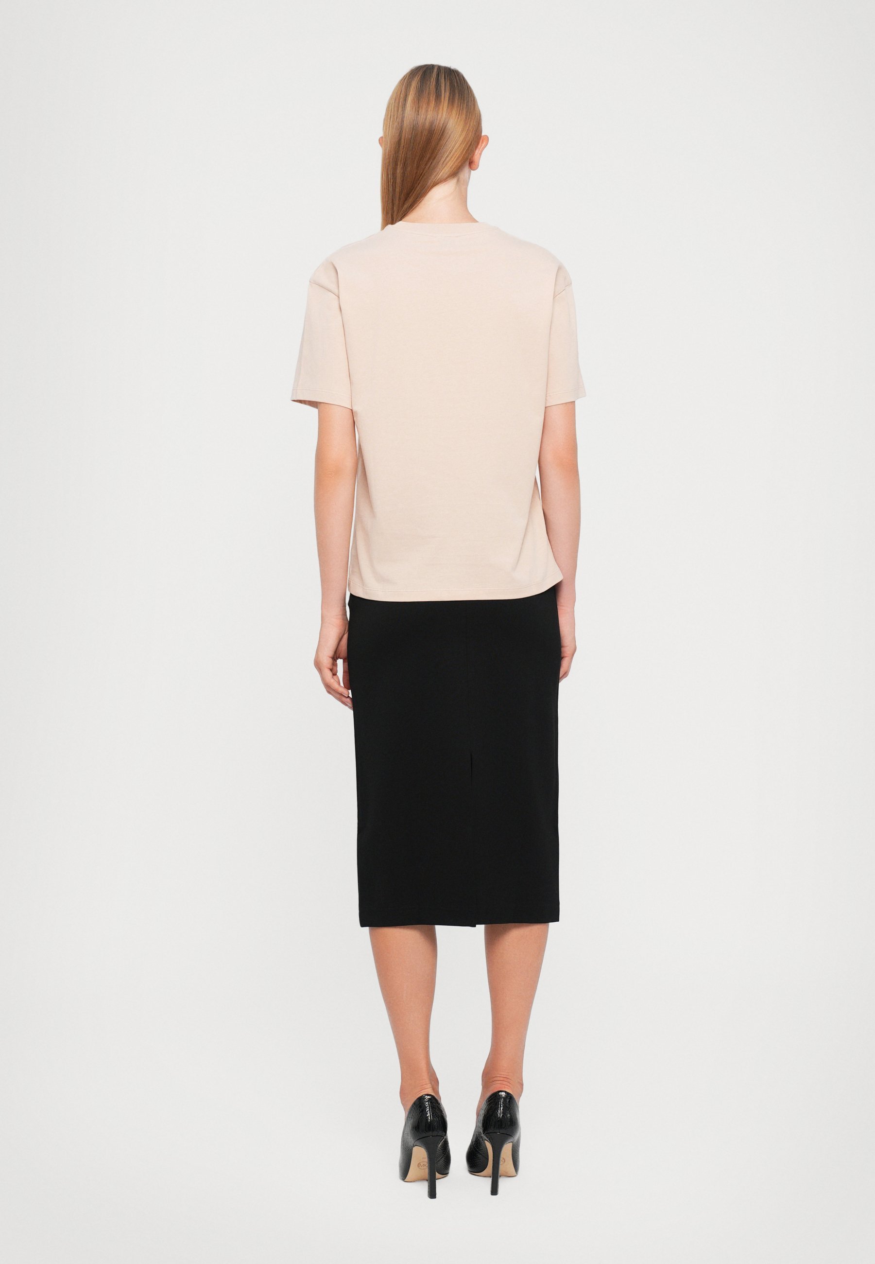 Filippa K T-shirt a vestibilità ampia - T-shirt basic - rosa cipria