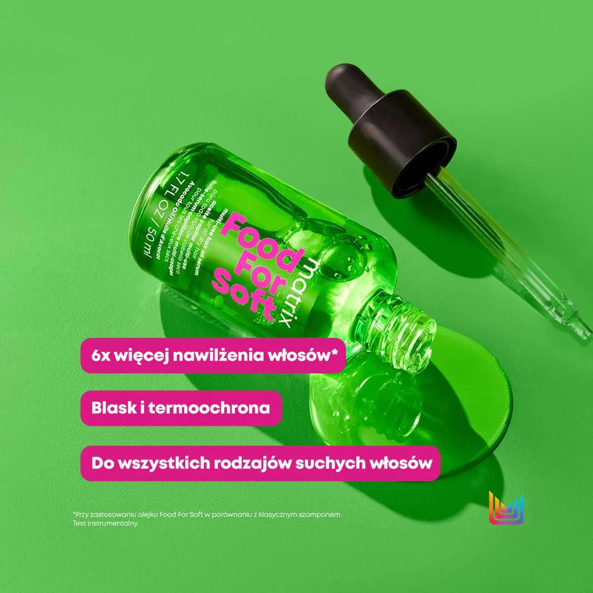 Matrix Food For Soft Olejek do włosów Intensywne nawilżenie