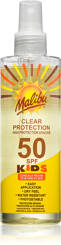 Malibu Clear Protection beschermende spray SPF 50