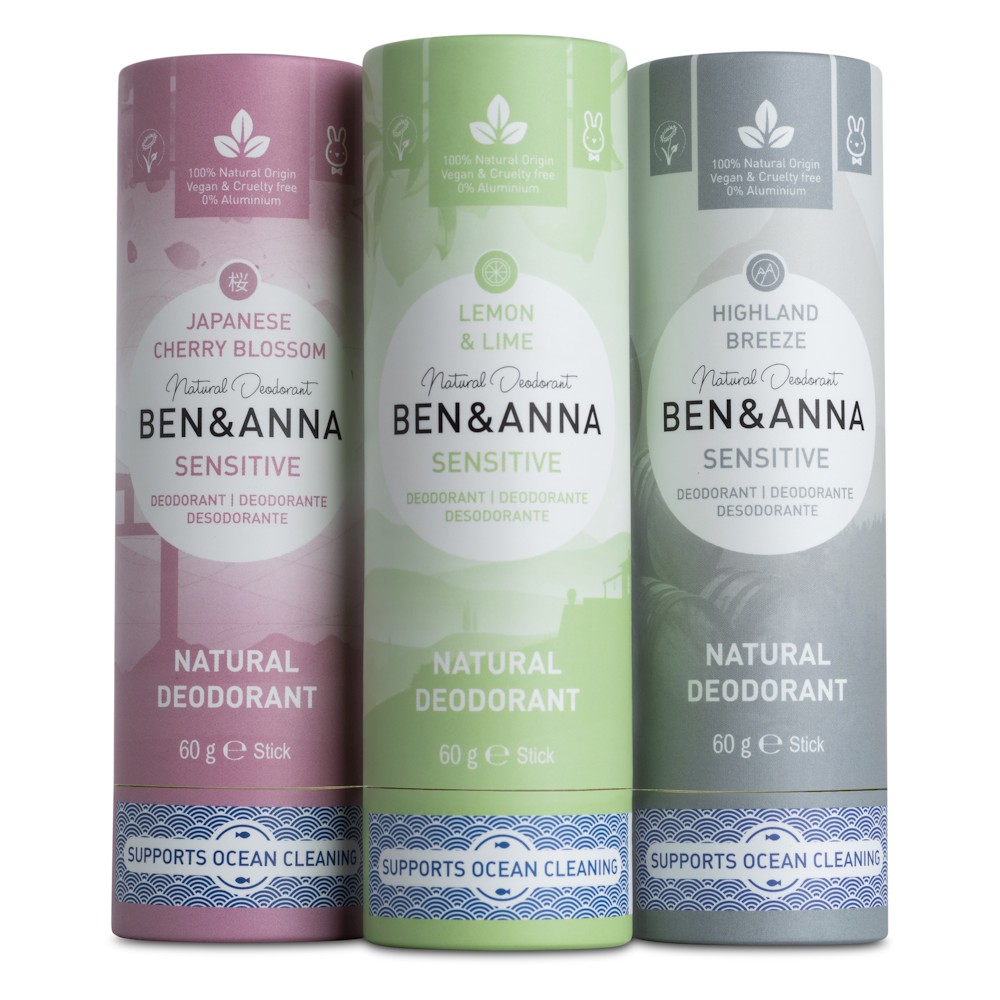 Ben & Anna Deodorante Papertube Deodorante Limone&Lime – 60 g