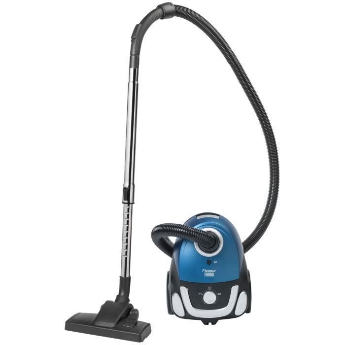 Aspirador de pó tipo canister - BESTRON - ABG450RSE - Classe energética A - 79 dB - Saco de 1,1 L