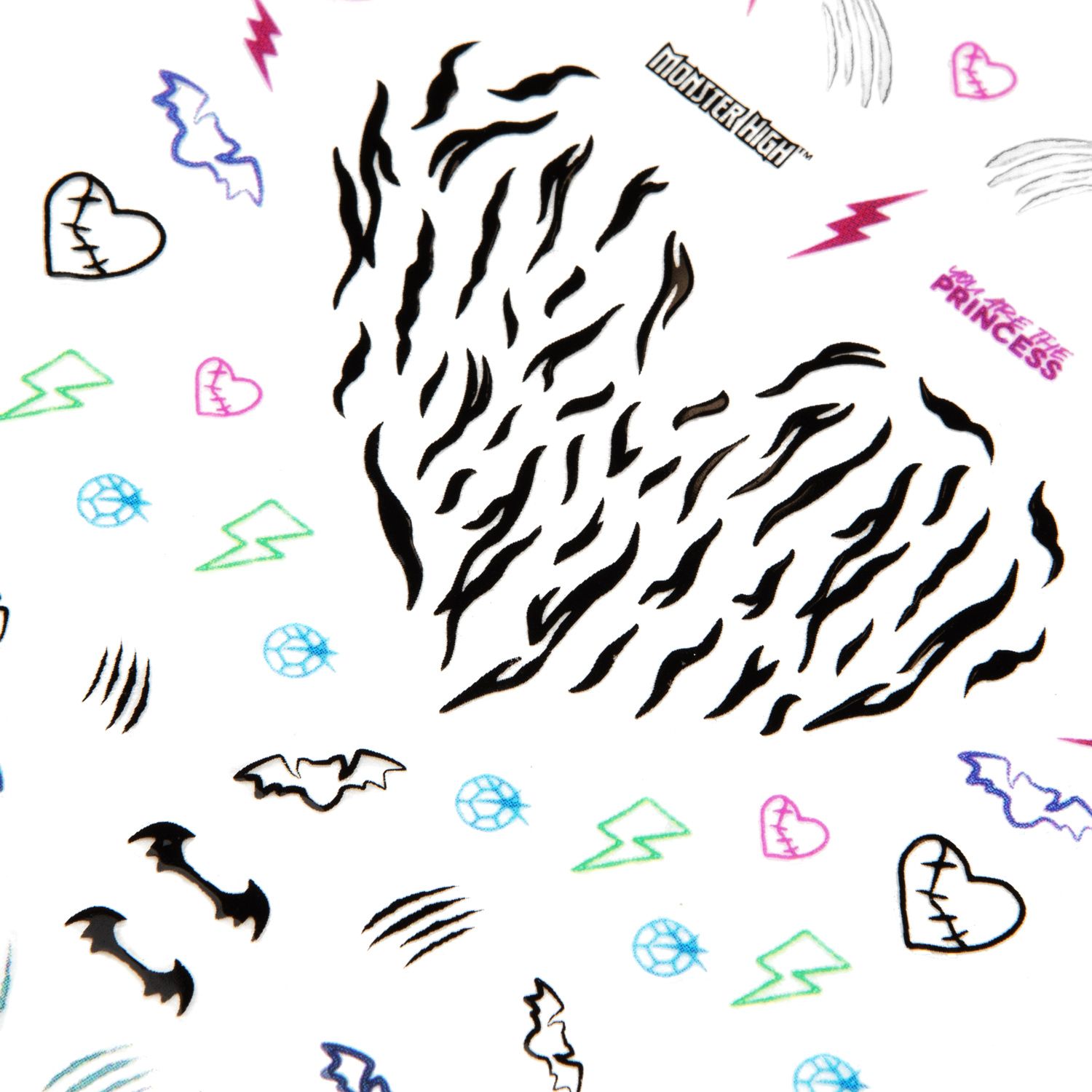 Nalepke za nohte Monster High™ Umetni nohti