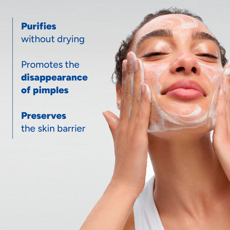 Ducray Keracnyl Gel espumante para pele oleosa e com tendência acneica