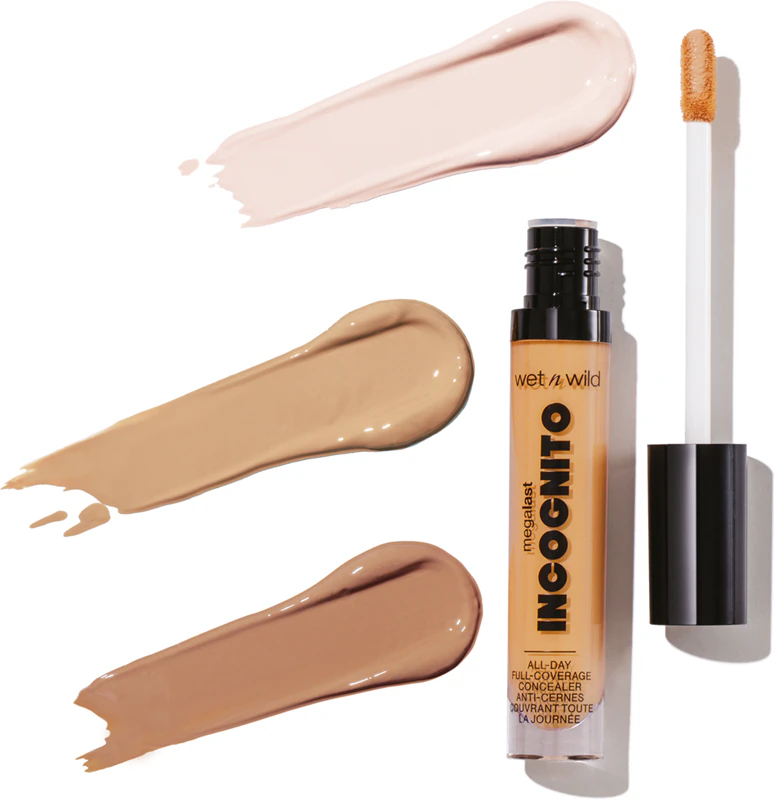 Corretivo cremoso Wet n Wild MegaLast Incognito para cobertura perfeita.