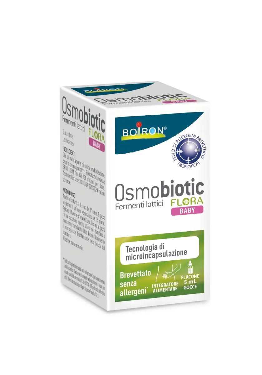 BOIRON Boiron Osmobiotic Flora Baby Drops 5 ml Probiotisches Nahrungsergänzungsmittel mit Milchsäurebakterien