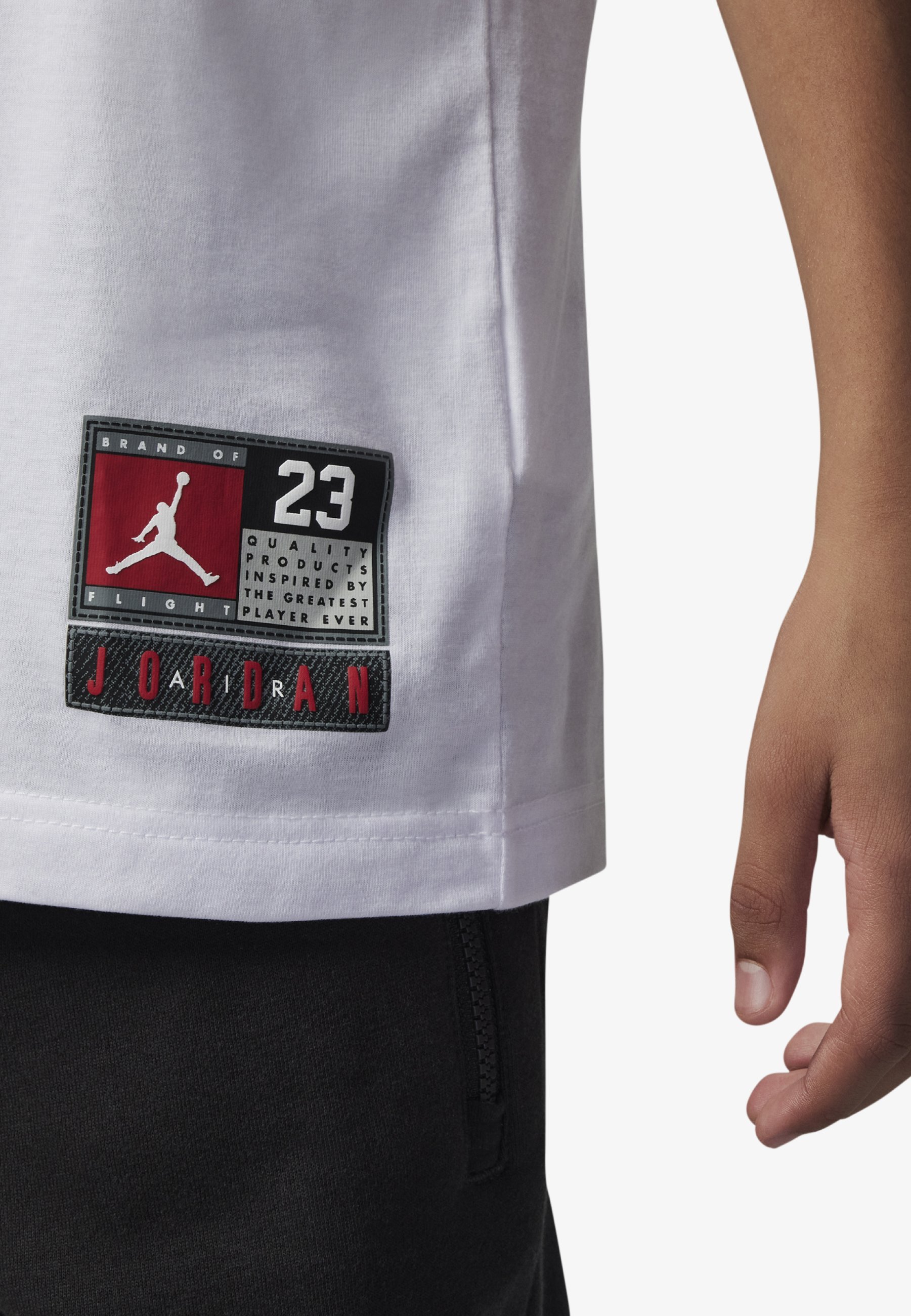 T-shirt Jordan PRACTICE FLIGHT UNISEXE - Imprimé - Blanc