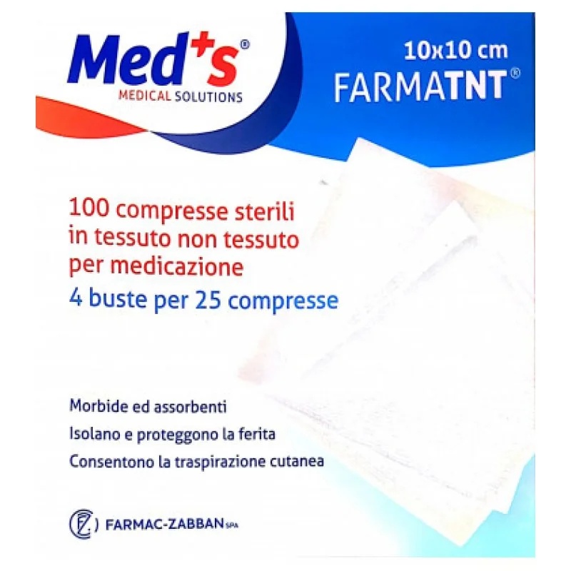 FARMAC-ZABBAN Meds TNT marli 10x10 cm 25 tükki
