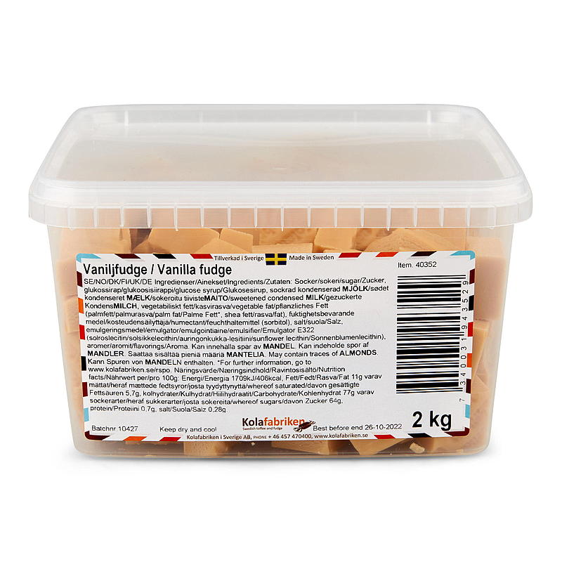 KnallGoodt Fudge vanille 2 kg
