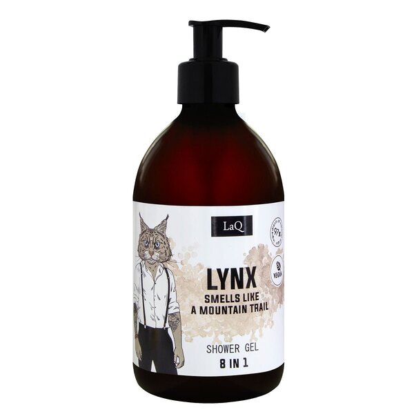 Gel de ducha LaQ 8 en 1 - LYNX 500 ml | Para hombre | Superdrug