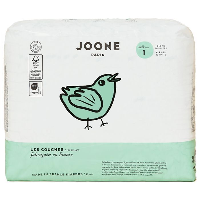 Joone 30 Couches Taille 1 pour 2-4 kg
