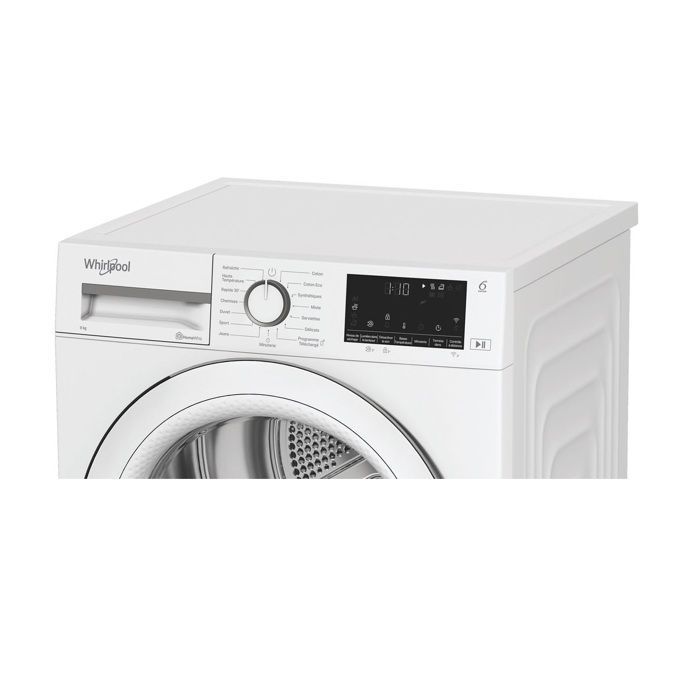 Asciugatrice a condensazione - WHIRLPOOL - 9 kg - 15 programmi - 64 dB