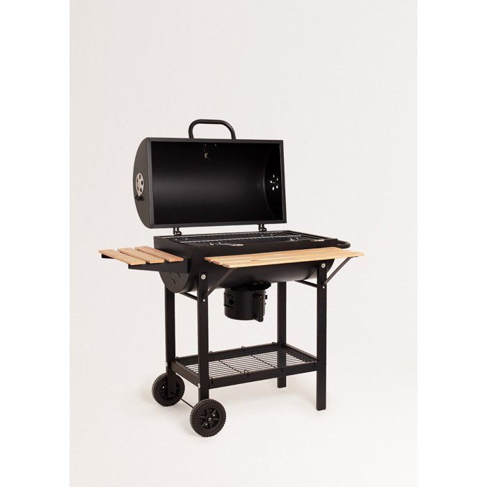BBQ SMOKEY EASY - Barbacoa ahumadora de carbón sobre ruedas