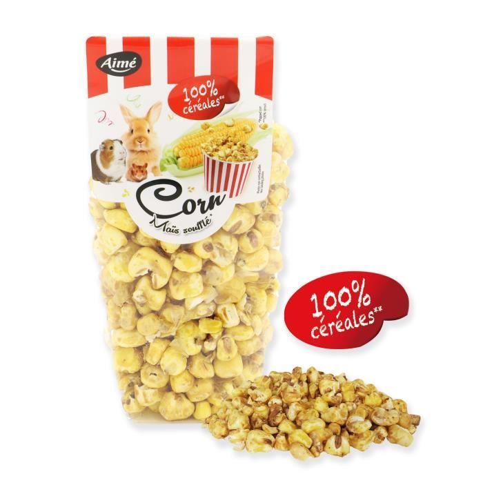 AIME Golosinas de maíz inflado para conejos y roedores - 50 g
