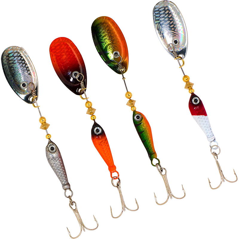 Villfisken Spinners 4 kpl 10g, Aursjøen, Villfisken